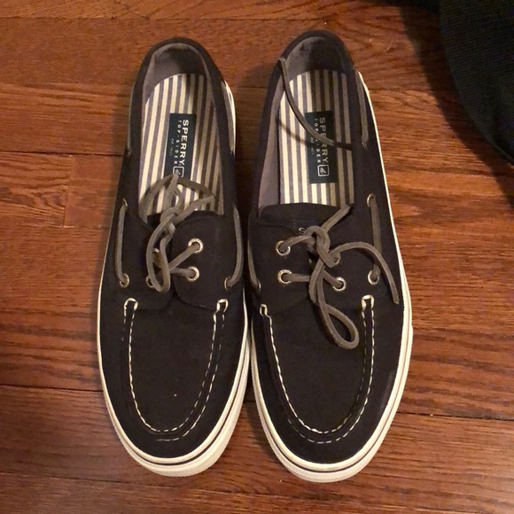 Men’s Black Sperry’s - Picture 1 of 2